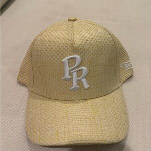 Yellow Woven Cap Bad Bunny PR Snapback